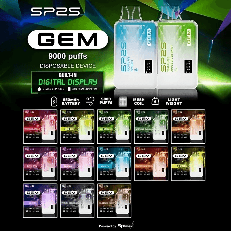 SP2S GEM拋棄式電子煙思博瑞一次性9000口:圖片 2