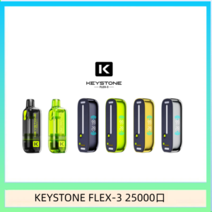 鑰石KEYSTONE FLEX-3 25000口煙彈彈主機|可注油電子煙